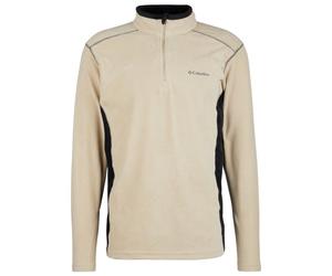 Columbia - Klamath Range II Half Zip - Fleecepullover, Gr. XXL XXL - Regular, beige (AncientFossil/Black)