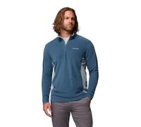 Columbia Klamath Range II Herren-Fleecejacke mit halbem Reißverschluss, Everblue/Crushed Blue, Größe L