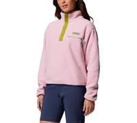 Columbia - Kurzer Fleece-Pullover mit halbhohem Kragen - Damen / Frauen - Helvetia II Cropped Half Snap Fleece Pink Agate Peppercorn Flint Rosa M