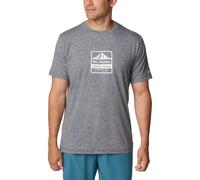 Columbia KWICK HIKE GRAPHIC SS TEE Herren T-Shirt, grau, größe XXL