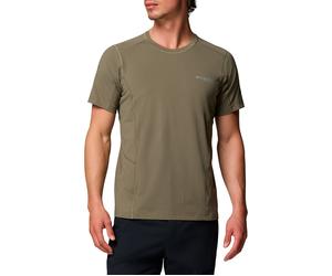 Columbia - Leichtes Stretch-Wander-T-Shirt - Herren - Diamond Peak Pro Short Sleeve Stone Green - Diamond Peak Pro Short Sleeve Stone Grün M
