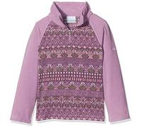 Columbia Mädchen Fleecejacke Glacial Ii Print halber Reißverschluss XX-Small Violet Haze Nordic Stripe