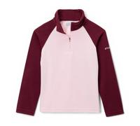 Columbia Mädchen Glacial Half Zip Fleece-Überzug, Satinrosa, Satter Weinrot, 128 EU