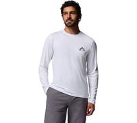 Columbia Men’s Parsons Point Long Sleeve Graphic Technical T-shirt white zigzag climb (100) M