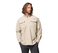 Columbia Men's Bahama 2 Long Sleeve Shirt, Long Sleeve Shirt, Fossil, X-Small
