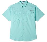 Columbia Men's Bonehead Short Sleeve Shirt,GULF STREAM,Medium