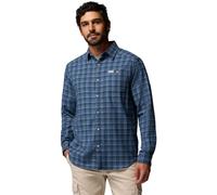 Columbia Men's Cornell Woods Flannel Long Sleeve Shirt dark mountain cozy check (476) XXL