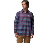 Columbia Men's Cornell Woods Flannel Long Sleeve Shirt dark mountain textured plaid (477) XXL