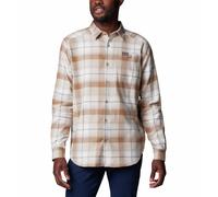 Columbia Men's Cornell Woods Flannel Long Sleeve Shirt Dark Stone Classic Multi Tartan S