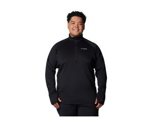 Columbia Men's Crystal Leaf Omni-heat Helix Technical Half Zip Fleece black (010) M