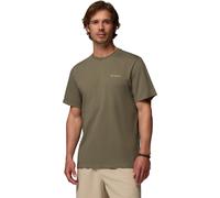 Columbia Men's CSC Logo Organic Cotton T-Shirt Stone Green, Linework C Badge XL