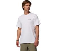Columbia Men's CSC Logo Organic Cotton T-Shirt White, Boxy Brand M