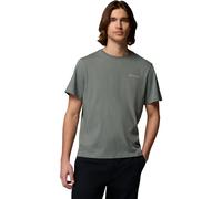 Columbia Men's CSC Outdoor Back Graphic T-shirt sedona sage, wavy branded peaks (342) XL