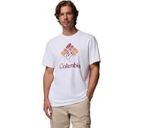 Columbia Men's CSC Seasonal Graphic T-shirt white, heavenly stacked gem (101) XS