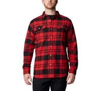 Columbia Men's Flare Gun Stretch Flannel Sail Red River Crossing Plaid S