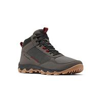 Columbia Men's Flow Centre Sneaker, Dark Grey/Red Jasper, 7.5