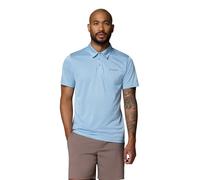 Columbia Men's Hike Polo Polo Poloshirt, Ripple Blue Heather, L