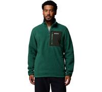Columbia Men's Jasper Ridge Pebbled Half Zip Fleece rain forest, greenscape (375) L