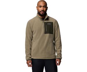 Columbia Men's Jasper Ridge Pebbled Half Zip Fleece stone green, greenscape (397) S