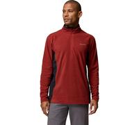 Columbia - Klamath Range II Half Zip - Fleecepullover, Gr. M, rot (RedOxide/Black)
