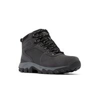 Columbia Men's Newton Ridge Plus II Suede Waterproof Hiking Boot, Shark/Black, 8 Wide