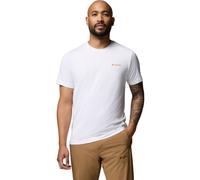 Columbia Men's Parsons Point Back Graphic Technical T-shirt white heather zigzag climb (100) L