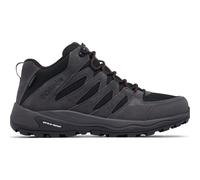 Columbia Men's Redmond IV Mid Waterproof Walking Shoe black, mountain red (010) 10.5