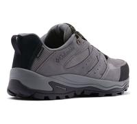 Wanderschuh COLUMBIA "REDMOND™ IV LOW WATERPROOF", Herren, Gr. 45, grau (ti grau steel, firefly), Leder, Synthetik, Textil, Schuhe Wanderschuh, atmungsaktives Innenmaterial, profilierte Gummilaufsohle