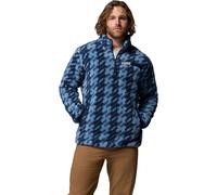 Columbia Men's Rugged Ridge High Pile Half Zip Fleece rainy day twills, collegiate navy (447) XL
