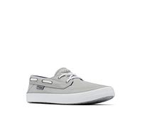 Columbia Men's Slack Tide Boat PFG Shoe, Steam/White, 44.5 EU
