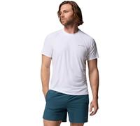 Columbia Men's Stealth Spring Short Sleeve Tee, Short Sleeve T-Shirt, White, X-Small