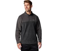 Columbia Men's Steens Mountain II Half Snap Fleece charcoal heather, shark (030) S