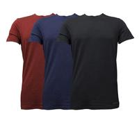 Columbia Men's Tri Blend Performance Tee 3 Pair, Black/Port Royale/India Ink Heather, X-Large