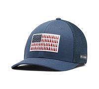Columbia Mesh Tree Flag Ball Cap Dark Mountain Small/Medium