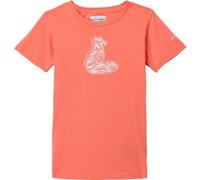 Columbia MISSION LAKE SHORT CRAPHIC SHIRT Mädchenshirt, lachsfarben, größe M