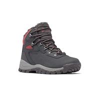 Columbia Newton Ridge WP Omni-Heat II wasserdichte Wanderstiefel für Damen, Grau (Dark Grey x Beetroot), 41 EU