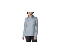 columbia park view grid 1 2 zip fleece fur frauen grau M
