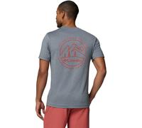 Columbia Parsons Point Back Graphic Herren T-Shirt, grau L