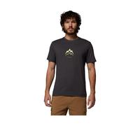 Columbia Parsons Point Short Sleeve Graphic Tee black heather, pointed peaks (010) S