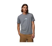 Columbia Parsons Point Short Sleeve Graphic Tee city grey heather, pointed peaks (023) XXL