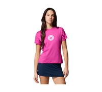 Columbia Parsons Point Short Sleeve Graphic Tee fuchsia heather, gem focused (538) XS