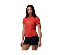Columbia Parsons Point Short Sleeve Graphic Tee poppy red heather, splattered (606) S