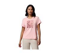 Columbia Parsons Point Short Sleeve Scoop Tee pink sand heather, canopy view (669) XS