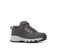 Columbia Peakfreak 2 Outdry Leather Damen Niedrige Trekking- und Wanderschuhe, Ti Grey Steel Salmon Rose, 38.5 EU