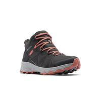 Columbia Peakfreak II Mid Outdry WP wasserdichte Wanderstiefel für Damen, Grau (Dark Grey x Dark Coral), 39 EU, Dark Grey X Dark Coral