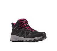 Columbia Peakfreak II Mid Outdry WP wasserdichte Wanderstiefel für Damen, Schwarz (Black x Ti Grey Steel), 37 EU