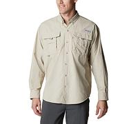 Columbia PFG Bahama II Langarmhemd für Herren, atmungsaktiv, UV-Schutz, Fossil/Realtree Edge, X-Large, Fossili/Realtree Edge, XL