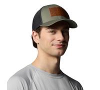 Columbia PFG Ballkappe aus Leder, Fischflagge, Netzstoff, Zypresse/Hai, L-XL