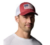 Columbia PFG Fischflaggen-Ballkappe für Erwachsene, Unisex, Netzstoff, L-XL