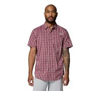 Columbia PFG Harbor Peak Kurzarm-Shirt für Herren, Beet Offshore Tartan, 3X